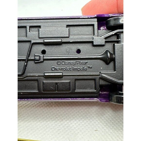 4” Purple Lightning Flames Ramone Disney Pixar Cars diecast Chevrolet impala Vtg - Picture 7 of 7